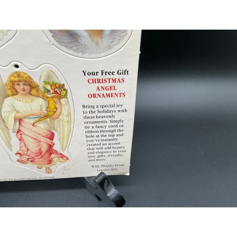 Christmas‎ Angel Ornament Sheet – Vintage Victorian Die-Cut Cherubs Ephemera